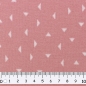 Preview: Jersey Jaquard ♥ Dreiecke | pastell rosa